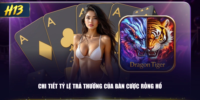 Chi tiết tỷ lệ trả thưởng của bàn cược Rồng Hổ
