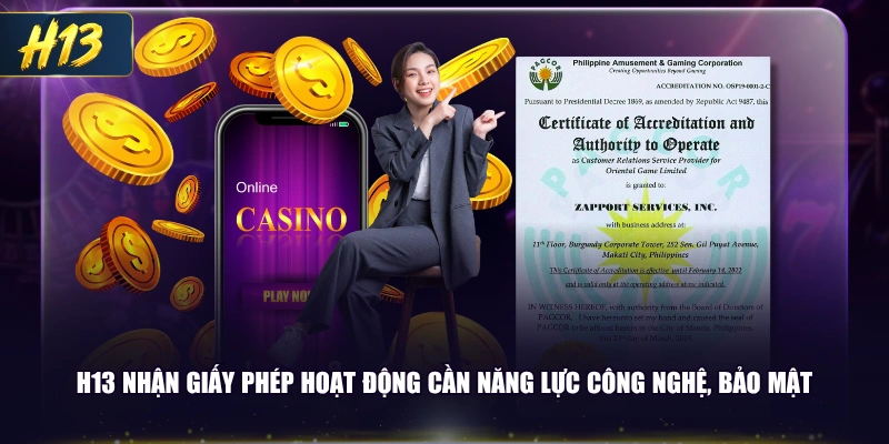 H13 nhận giấy phép hoạt động cần năng lực công nghệ, bảo mật